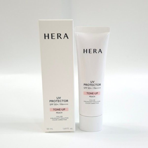 상품 이미지: 헤라 UV 프로텍터 톤업 피치 (신형) SPF50+/PA++++ 50ml  톤업크림  선크림