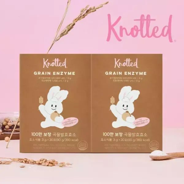 상품 이미지: [내일도착] 노티드 100만 보장 곡물발효효소 30포 2박스