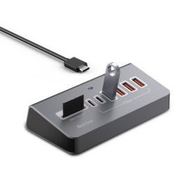 상품 이미지: 버티컬 C타입 USB 8in1 멀티 허브  SD카드 리더 가능