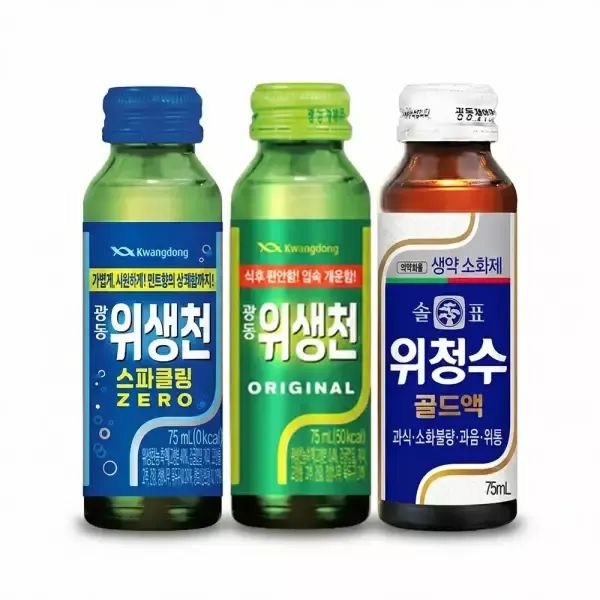 상품 이미지: [본사직영] 광동 소화음료 3종 모음 / 위생천 위생천 스파클링제로 위청수 골드액