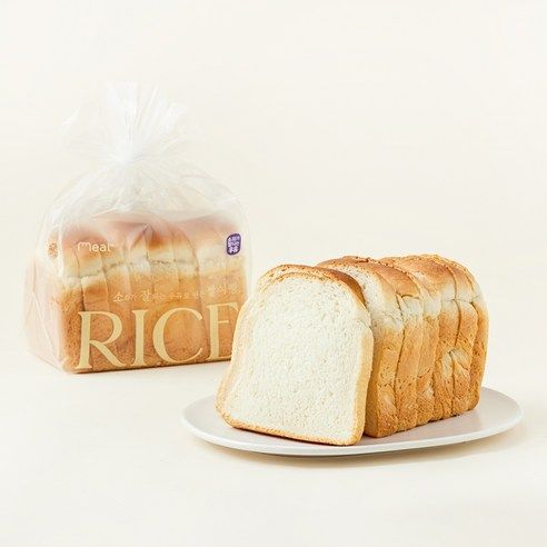 상품 이미지: 밀도 소화가 잘되는 우유로 만든 쌀 식빵, 480g, 1개