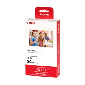 상품 이미지: 캐논 RP-54 포토인화지 잉크+인화지 셀피포토프린터용