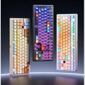 상품 이미지: 독거미 AULA F87 Pro V2 블루투스 무선 기계식 키보드 풀키핫스왑 가스켓구조 10000mAh/12000mAh  RGB