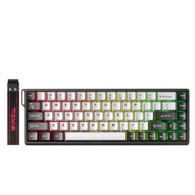 상품 이미지: 독거미 AULA WiN 68HE Pro 유선 게이밍 기계식 키보드 RGB 8000HZ 블랙 그레이 형이마그네틱축