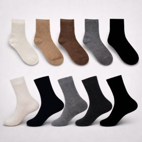 상품 이미지: (20%+10%)국산 고급면 실속형 8켤레 남자 여자 무지 단목 중목 긴 양말