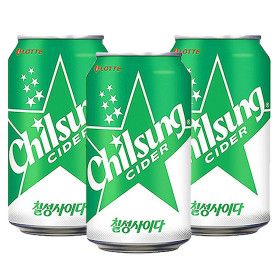 상품 이미지: 롯데 칠성사이다 355ml x 48캔 (24캔x2박스)