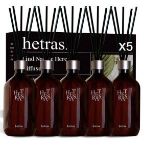 상품 이미지: hetras. 대용량 디퓨저 500ml 5개입 실내 방향제