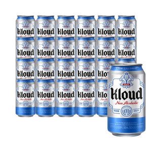상품 이미지: 롯데칠성 클라우드 논알콜릭 350mlx24입 프리미엄 맥주 무알콜 맥주/ 논알콜 맥주