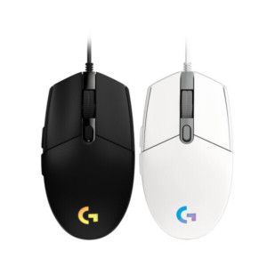 상품 이미지: 로지텍 G102IC 2세대 LIGHTSYNC 게이밍 마우스 벌크 정품 - 블랙