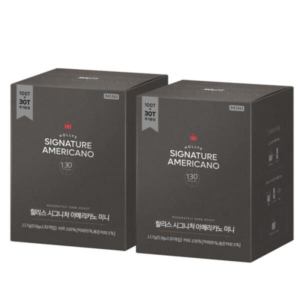 상품 이미지: 할리스 시그니처 아메리카노 다크 미니, 130개입, 2개