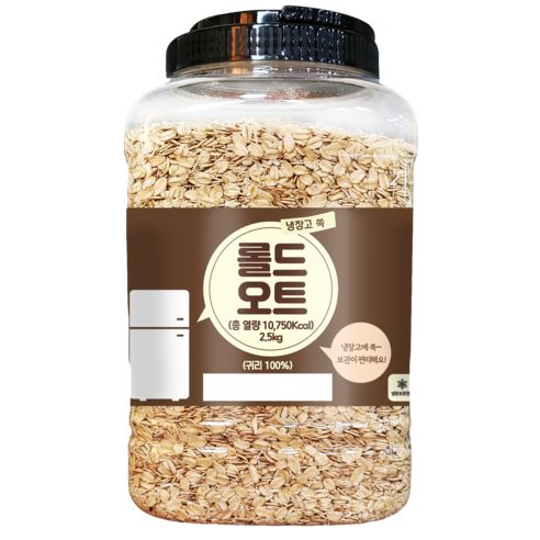 상품 이미지: 냉장고 쏙 롤드 오트, 2.5kg, 1개