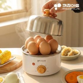 상품 이미지: 키친아트 304올스텐 1단 계란찜기 KA-1577S1/NSM