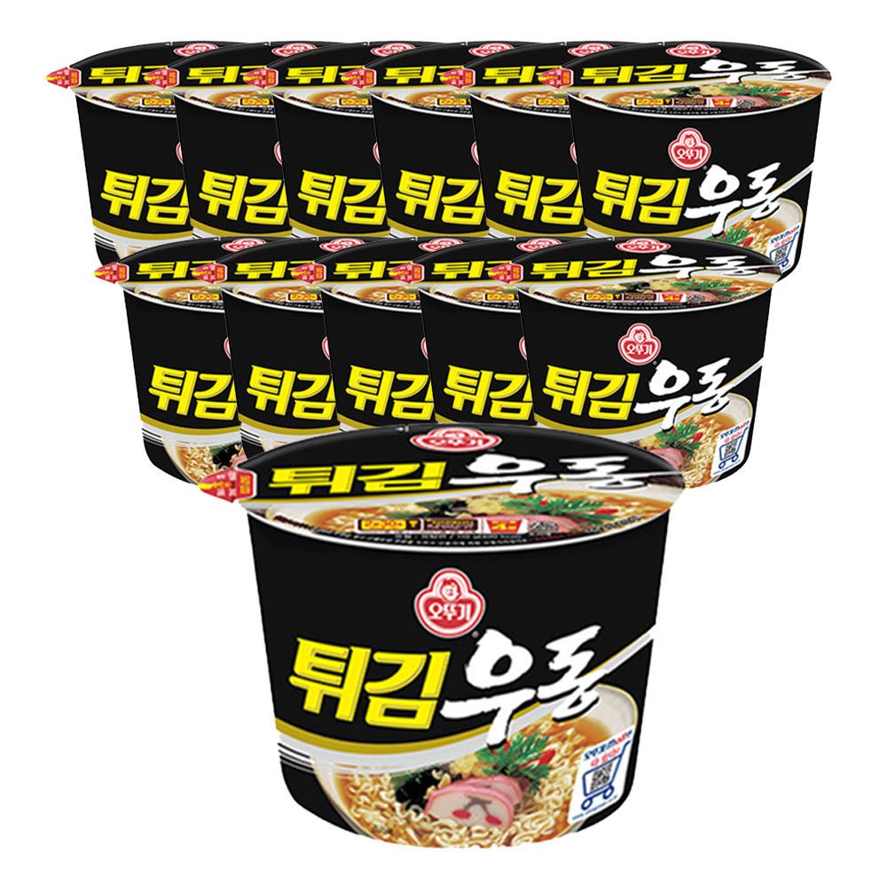 상품 이미지: 오뚜기 튀김우동 큰컵라면 110g, 12개