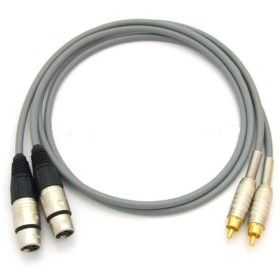 상품 이미지: 카나레 OFC 캐논/XLR(암) - RCA(수) 케이블 1조 0.5M-4M / 언발란스 변환