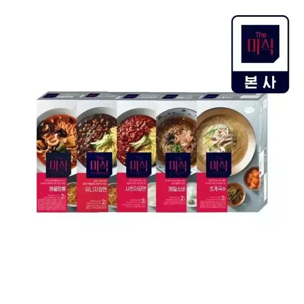 상품 이미지: [더미식] 해물짬뽕/메밀소바/유니/사천자장면 3개(6인분) 외 모음