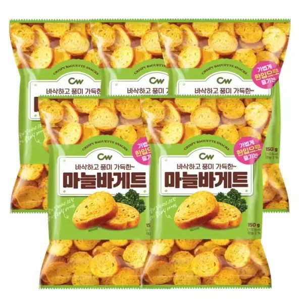 상품 이미지: 청우 마늘바게트 150gX5봉