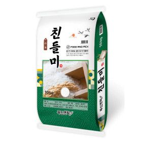 상품 이미지: 푸드앤픽 친들미 특등급 10kg 단일품종 2025년산 햅쌀
