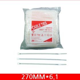 상품 이미지: 동아 케이블타이/백색(동아) 270MM x 6.1(500EA)/1봉
