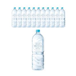 상품 이미지: 농심 백산수 유/무라벨 랜덤 2L, 12개