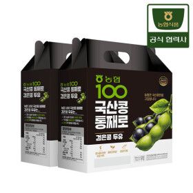 상품 이미지: 농협식품 농협 100 국산콩 통째로 검은콩 두유 190ml x 32입(16입X2박스)