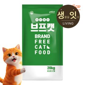 상품 이미지: (3/4 LIVE특가)브프캣 20kg 길고양이 길냥이 대용량 사료