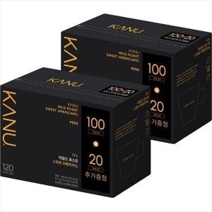 상품 이미지: 카누 미니 마일드 스위트 120Tx2개/2세트구매시 1000원 할인X넉넉한 유통기한
