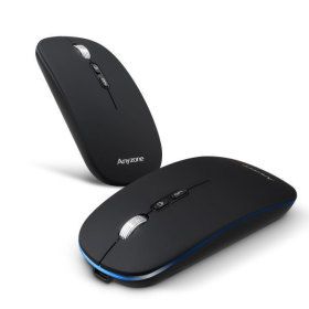 상품 이미지: 애니존 ANY-1 블랙 충전식 무소음 C타입 블루투스 무선 마우스 사무실 사무용 태블릿 맥북 아이패드