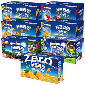 상품 이미지: 카프리썬 200ml x 20개 오렌지망고 사과 사파리 오렌지 정글 펀알람 제로 오렌지