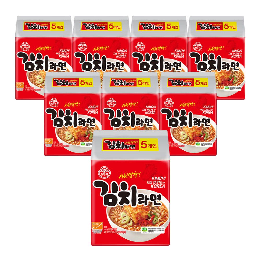 상품 이미지: 오뚜기 김치라면 120g, 40개