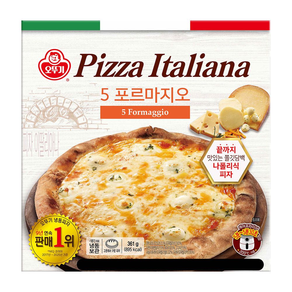 상품 이미지: [피자 5판 선택] 오뚜기 이딸리아나 5 포르마지오/ 마르