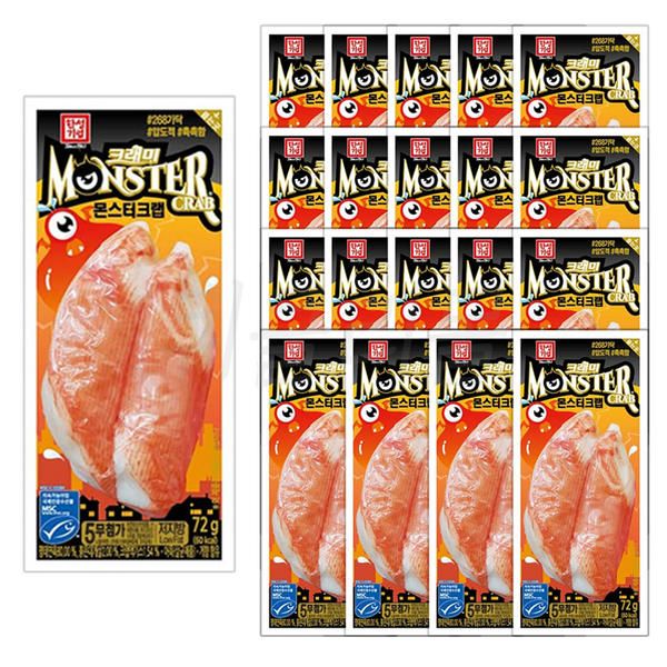 상품 이미지: 한성 몬스터크랩 72g x 20개