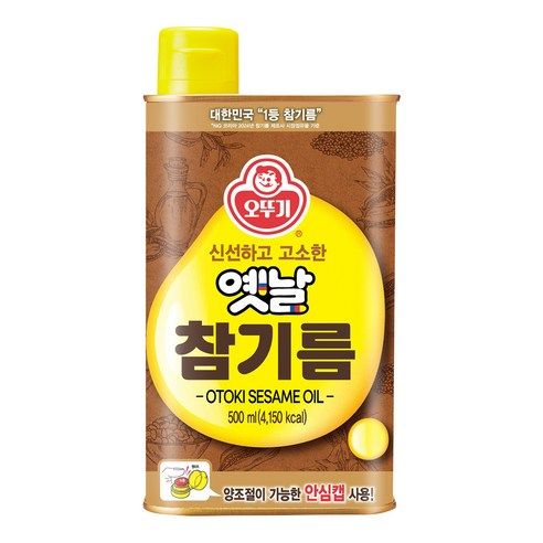 상품 이미지: 오뚜기옛날 참기름, 500ml, 1개