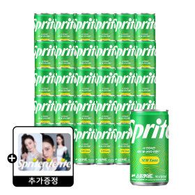 상품 이미지: 스프라이트 190ml 30캔 (1박스) +(증정)카리나 포토카드