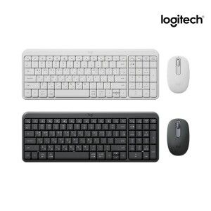 상품 이미지: 로지텍코리아 정품 MK250 무선 블루투스 키보드 마우스 세트 한글 아이패드 맥 애플 태블릿 갤럭시 PC 호환