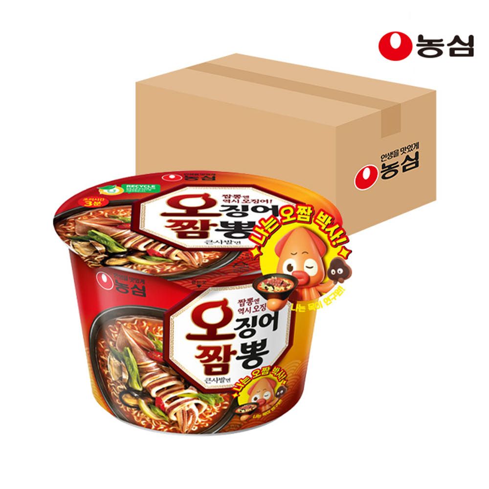 상품 이미지: 농심 오징어짬뽕큰사발 (115g X 16개)