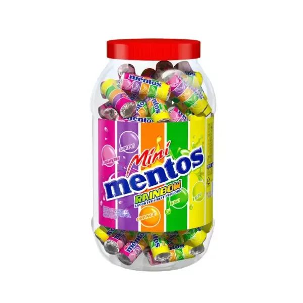 상품 이미지: 멘토스 미니 뉴레인보우 100입, 1kg