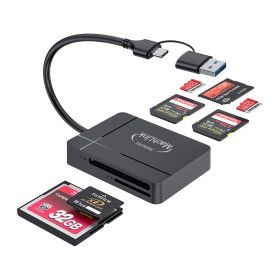 상품 이미지: USB3.1 Type-C + USB3.0 멀티 카드리더기 ML-MRT37 (CF/SD/MicroSD/MS/XD)