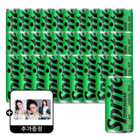 상품 이미지: 스프라이트 제로 190ml 30캔 (1박스) +(증정)카리나 포토카드