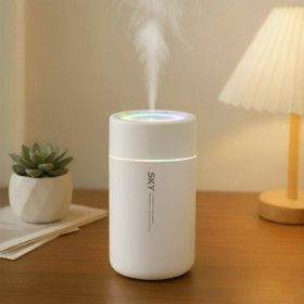 상품 이미지: 1+1 C타입 탁상용 차량용 초음파 미니 가습기 MH10 은은한 LED 무드등 가습기 2개 세트