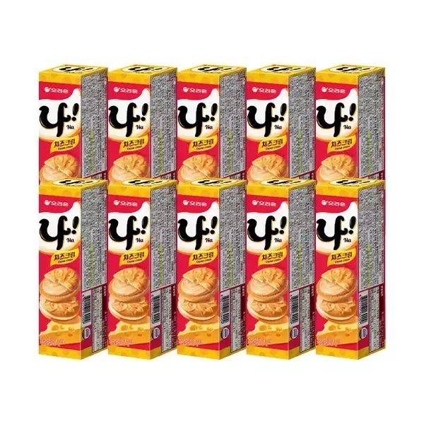 상품 이미지: 오리온 크림치즈 샌드 나 77g, 10개