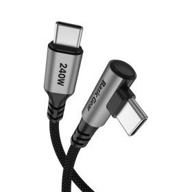 상품 이미지: 240W PD 90도 꺾임 C to C 초고속 충전 케이블 2m