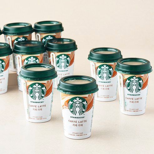 상품 이미지: 스타벅스 카페 라떼, 270ml, 10개