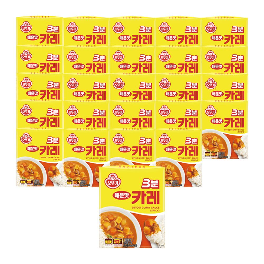 상품 이미지: 오뚜기 3분 카레 매운맛, 200g, 24개