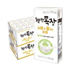 상품 이미지: 건국 착한목장 소화가 잘되는 우유 190ml 48팩