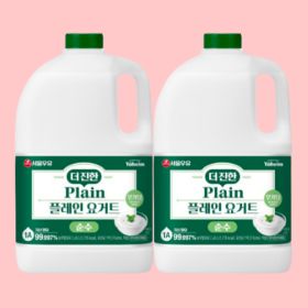 상품 이미지: 서울우유 순수무가당 대용량 플레인요거트2.45L X2개 더진한 수제간식 그릭요거트 토핑 만들기