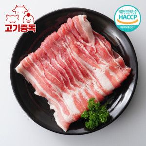 상품 이미지: (신선집중) 고기중독 신선 냉동 3초 대패삼겹살 2kg (500gX4팩)