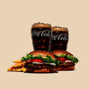 상품 이미지: (버거킹) 불고기와퍼주니어+와퍼주니어+콜라R+콜라R+프렌치프라이R
