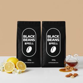상품 이미지: 블랙빈스 에디오피아예가체프G2 500g2봉 원두커피 드립백 1봉 랜덤발송(베트남 단독 구매 제외)