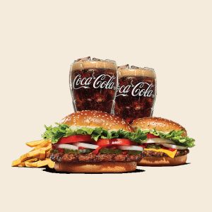 상품 이미지: (버거킹) 와퍼+치즈와퍼주니어+콜라R+콜라R+프렌치프라이R