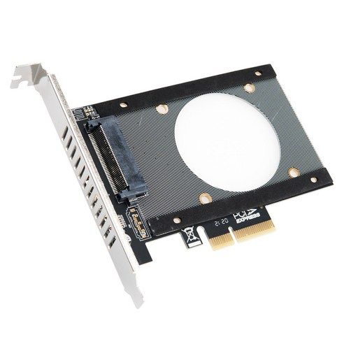 상품 이미지: 컴스 PCI Express 변환 컨버터 U.2 NVME SFF-8639 to PCI-E 4x 변환 카드 PC 브라켓 IH404